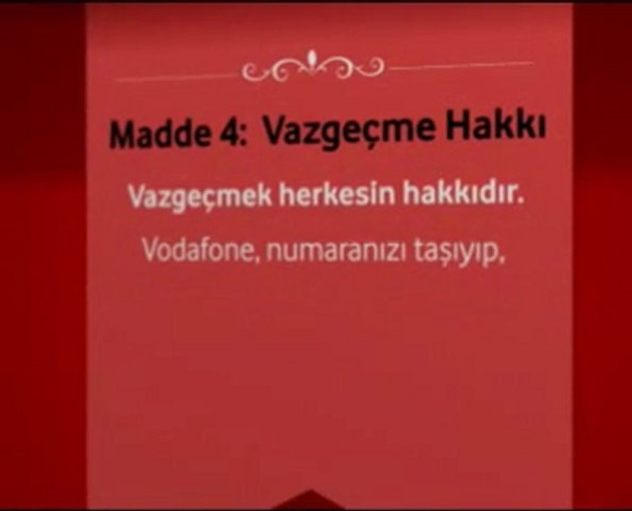 vodafone tuketici haklari tvc madde 4