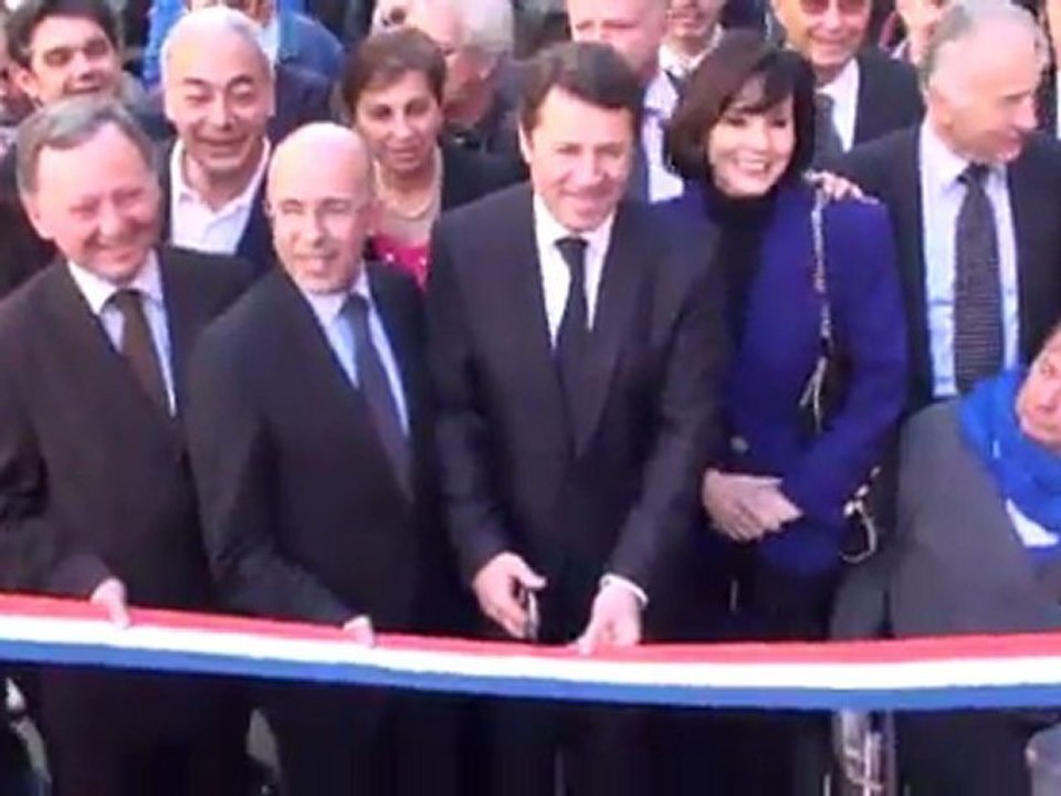Inauguration des travaux d'embellissement de la rue Saint-François de Paule
