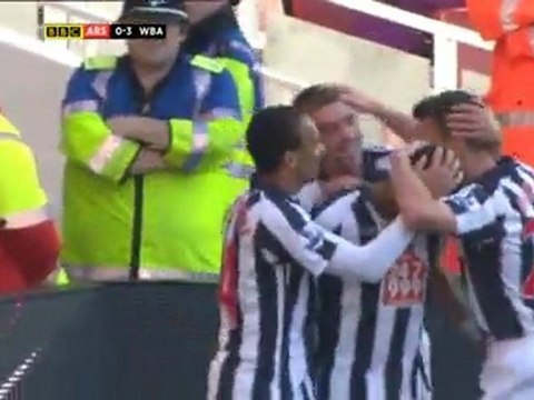 Arsenal vs. West Bromwich Albion Video Highlights Interviews (25th Sep 10)