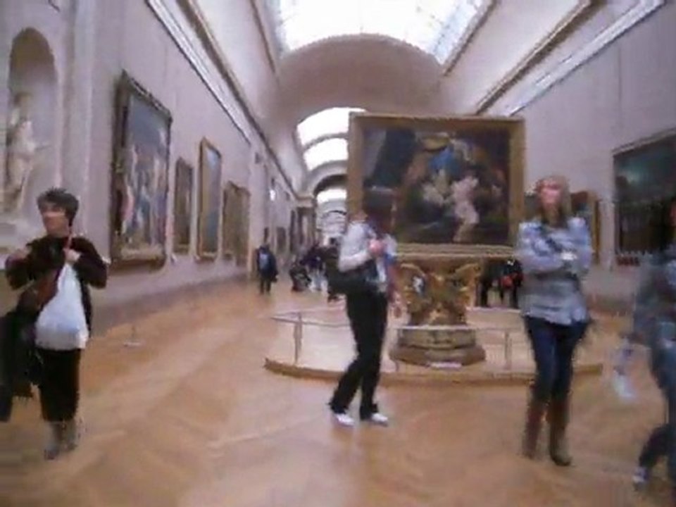 Louvre, traversée de la Grande Galerie