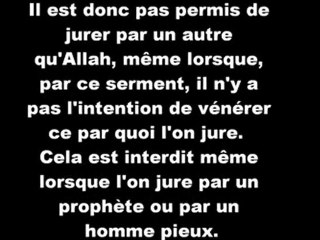 petite association jurer en dehors d'Allah