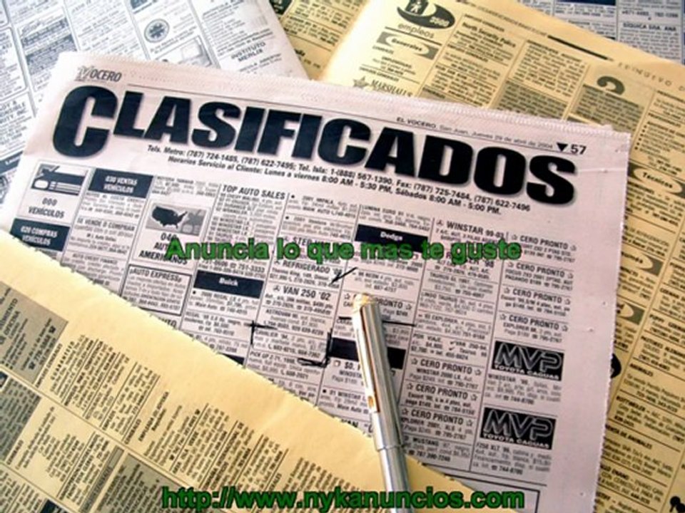 Anuncios clasificados gratis