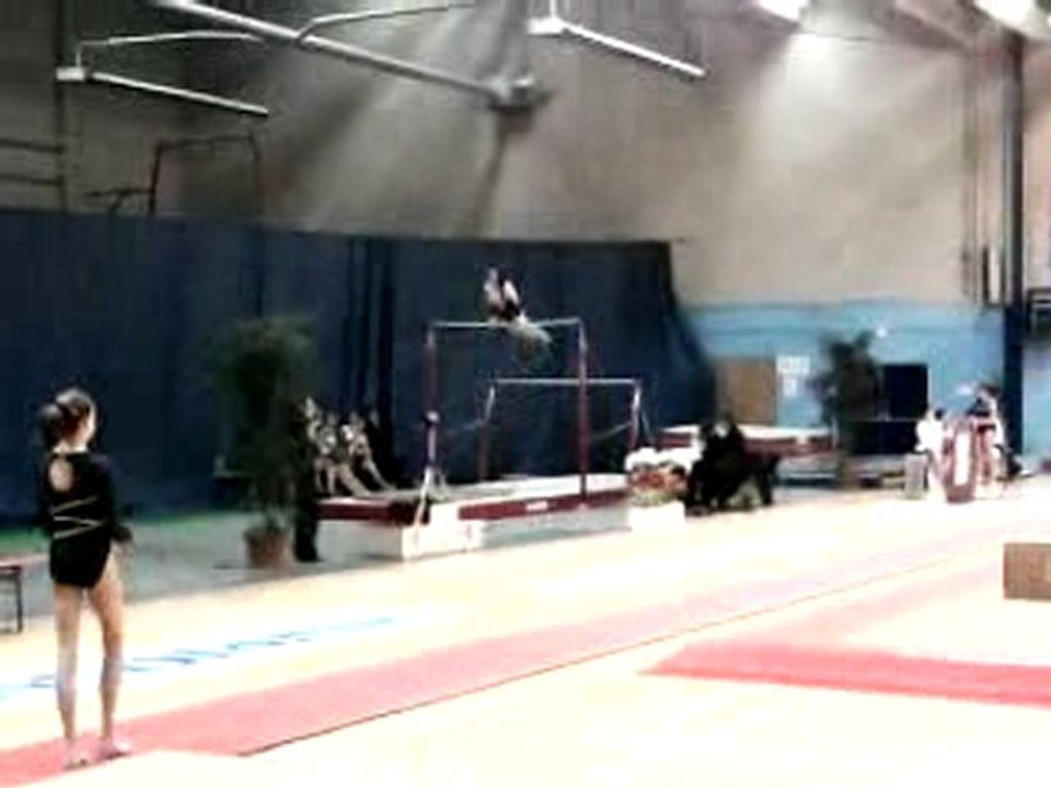 Mouvement de gym barres