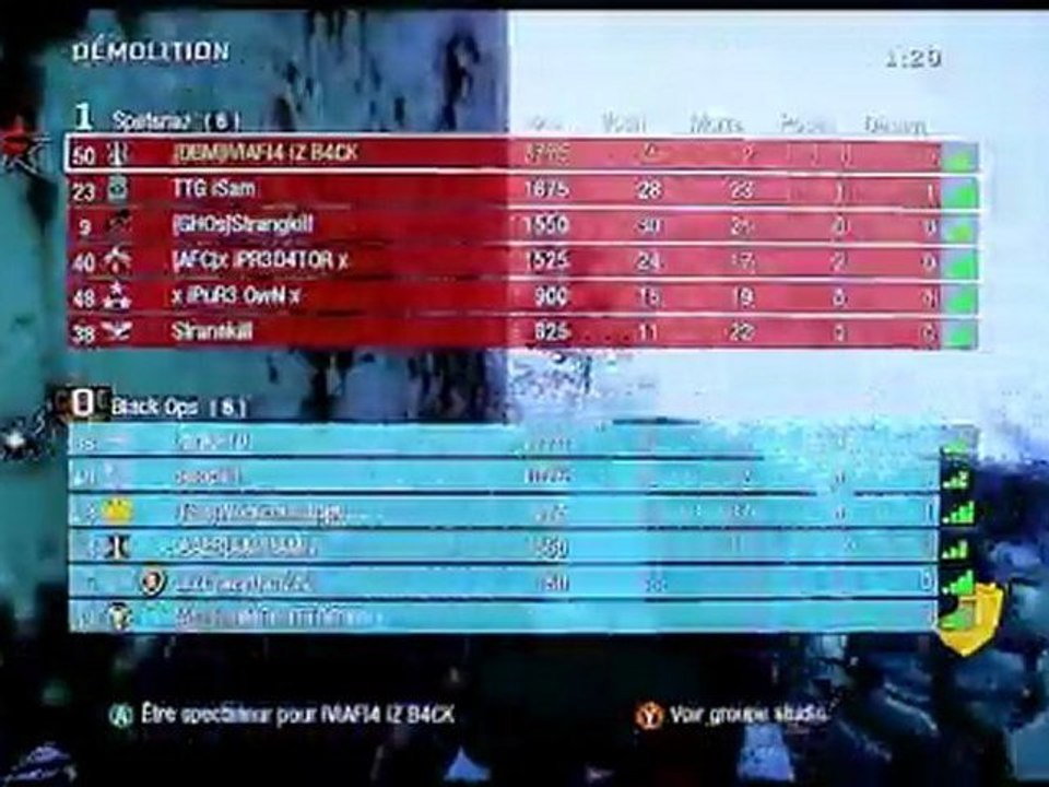 call of duty black ops : "IVIAFI4 iZ B4CK" 128-14 spas 12, demolition on summit HD