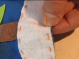 Natal: aprenda a fazer saquinhos de feltro descorados