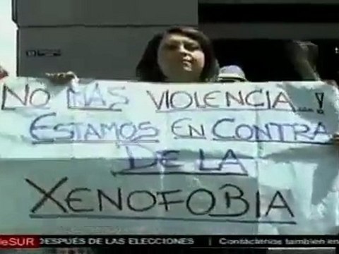 Protestas contra prácticas racistas de policía chilena