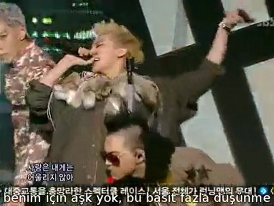 Big Bang - Tonight Live With Turkish Subtitle