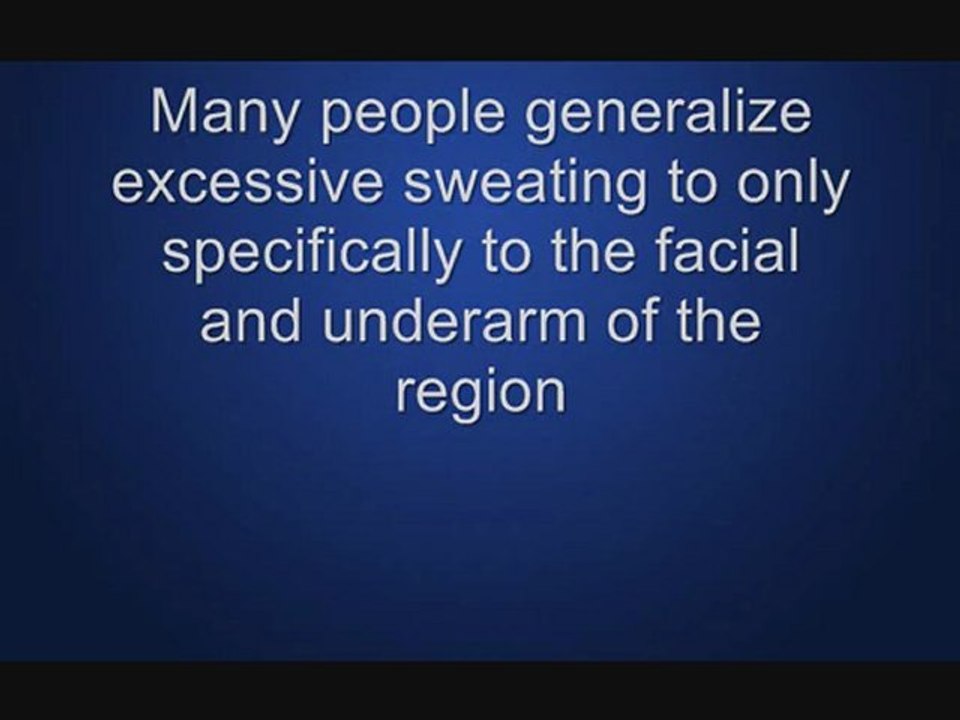 What Is Hyperhidrosis - Stop Underarm Sweat