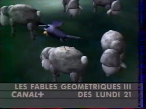 Bande Annonce De la Série Les Fables Geométriques3 Décembre 1992 Canal+