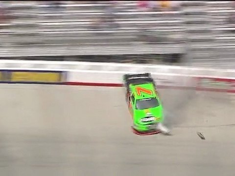 Nascar nationwide Bristol 2011 big crash Danica Patrick