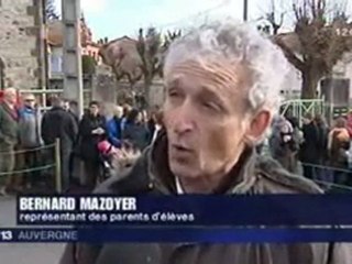 Allègre: mobilisation à Jean Macé