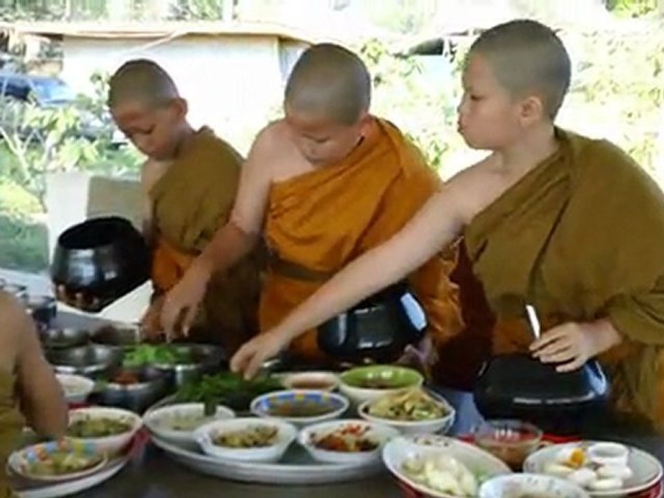 เณรน้อยพิจารณาอาหาร