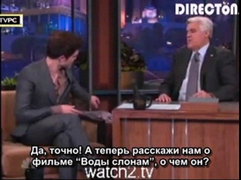 Роб у Дж.Лено - ч2 (русские субтитры)