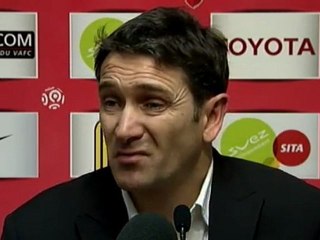 Conférence de presse après Valenciennes-Bordeaux