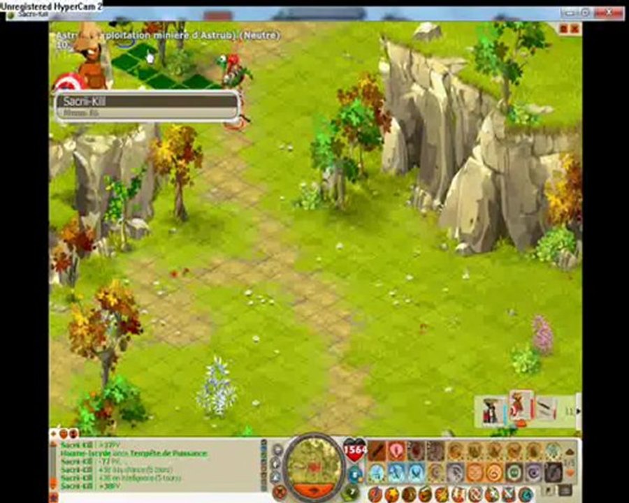 Sacrii-Kill Sacrieur du serveur Vil Smisse dans Dofus lvl 8x full ph : Le dernier aggro .