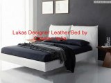 modern leather beds