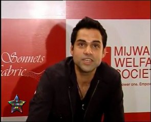 Abhay Deol at Shabana Azmi's Mijwan Welfare Society