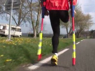 Running a Tour de France... on one leg