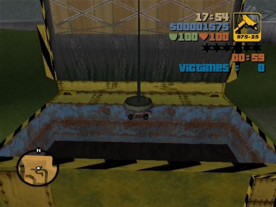 gta III bug de la voiture télécommandée