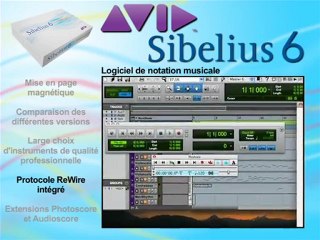 Logiciel AVID Sibelius (La Boite Noire)