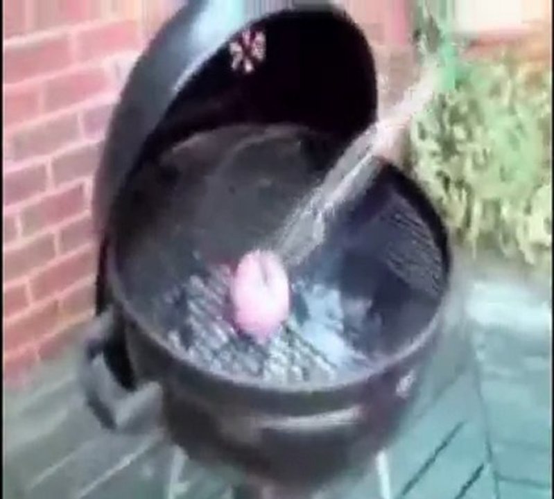 Explosion barbecue