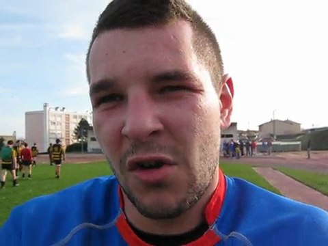 Rugby Fédérale 1 - Mickaël Aït Issad après Mâcon - Cergy