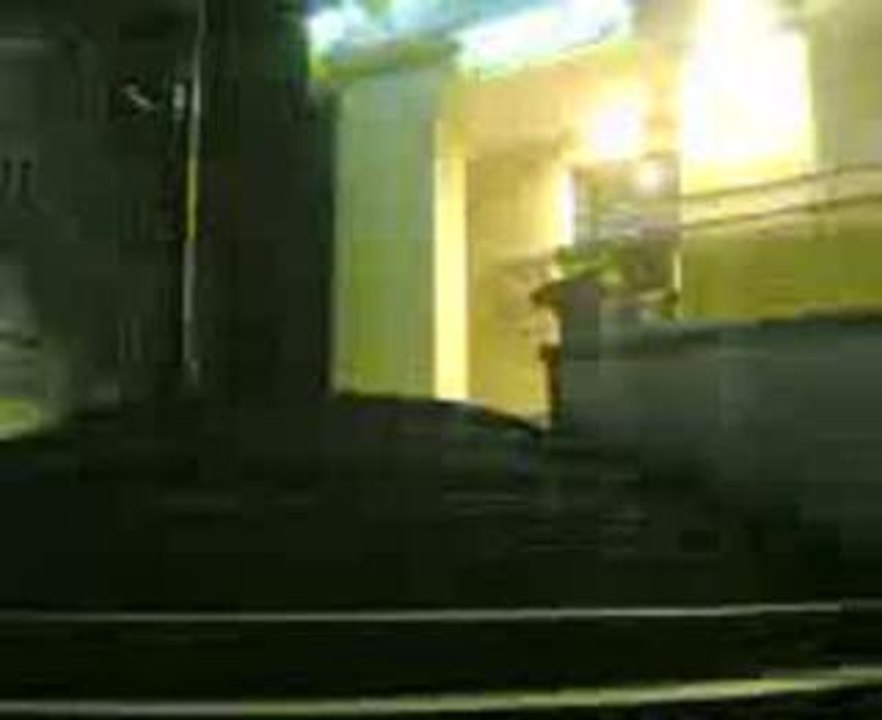 dessente de marche de la poste