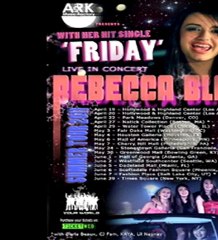 Rebecca Black live in concert commercial spoof