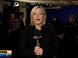 Marine Le Pen se félicite de la percée du FN