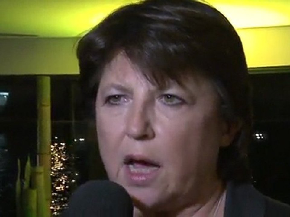 Cantonales: Martine Aubry