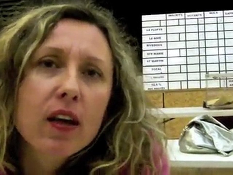 Réactions après les résultats du 1er tour - Sophie Sury (E. E. - Les Verts)