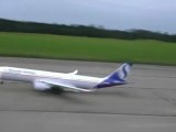 A330 RC Airbus landing jet at evening