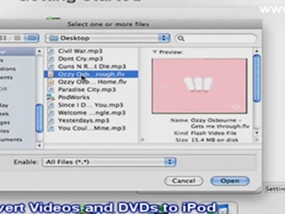 Transfer Contents from iPod to Mac, plus Convert Videos & DVDs to iPod