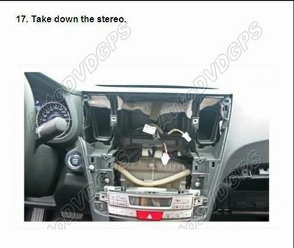 how to install dvd gps unit on your subaru legacy