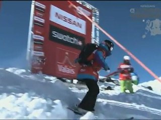 Christine Hargin - 2nd Skier at Xtreme Verbier 2011