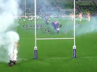 Melbourne Rebels - Entrée des joueurs face aux Sharks