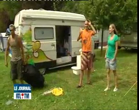 Ambiance dans un camping de Dinant
