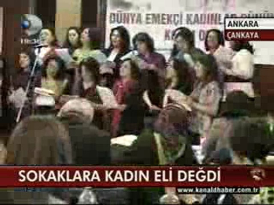 ÇANKAYA'NIN TEMİZLİĞİNDE KADIN ELİ