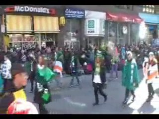 DÉFILÉ DE LA ST PATRICK A MONTRÉAL LE 20 MARS 2011