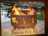 Mardi Gras Patina Fire Pits