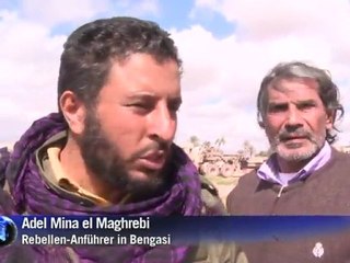 Libyen-Angriffe: Rebellen frohlocken, Gaddafi-Anhänger trotzig