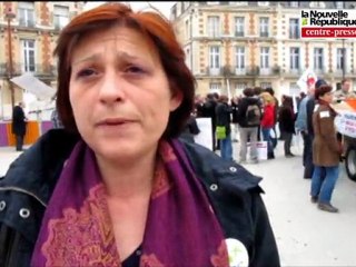Manifestation à Poitiers pour défendre l'école