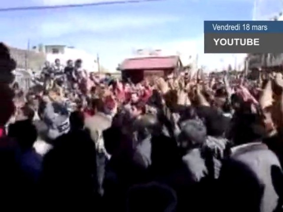 Les images de quatre jours de révolte en Syrie