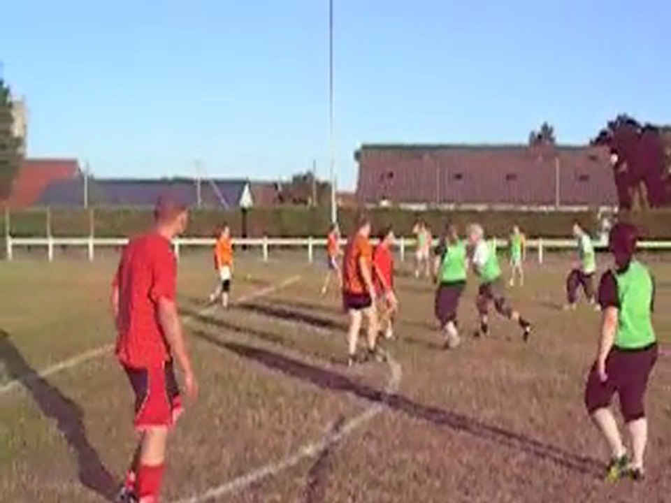 Entrainement touch rugby 2