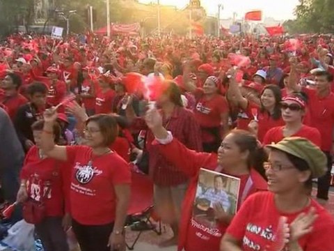 Bangkok Red Shirt Rally Honors Those Killed in Last Year's Protests