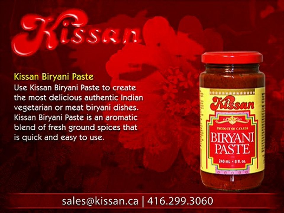 Kissan.ca Biryani Paste | Authentic East Indian Spices Oils Dairy Products