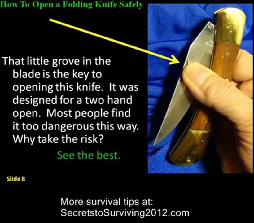 Survival Gear: Handling a Folding Knife