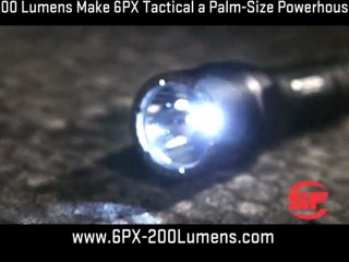 Highest Lumens Flashlight,the 6PX Tactical is the Brightest Flashlight for its Size