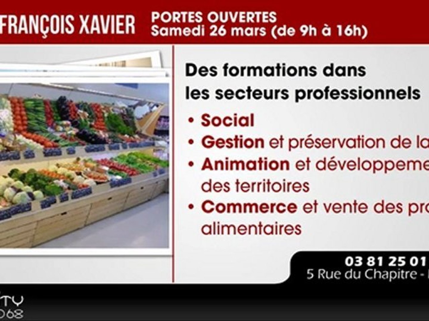 PORTES OUVERTES Lycee Francois Xavier - Vidéo Dailymotion