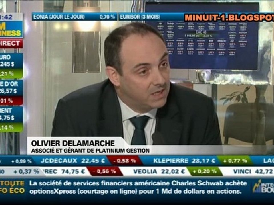 Olivier Delamarche BFM Business 22/03/2011 - 22 mars 2011